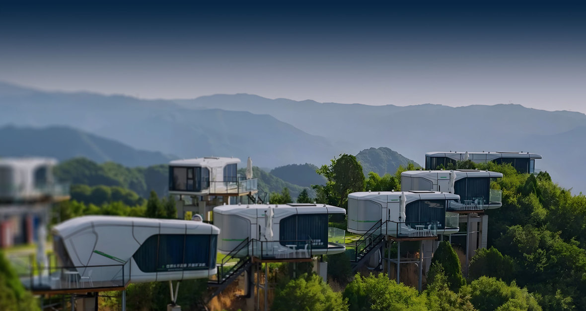 Expandable <br/>container house allowing residents <br/>to freely deform